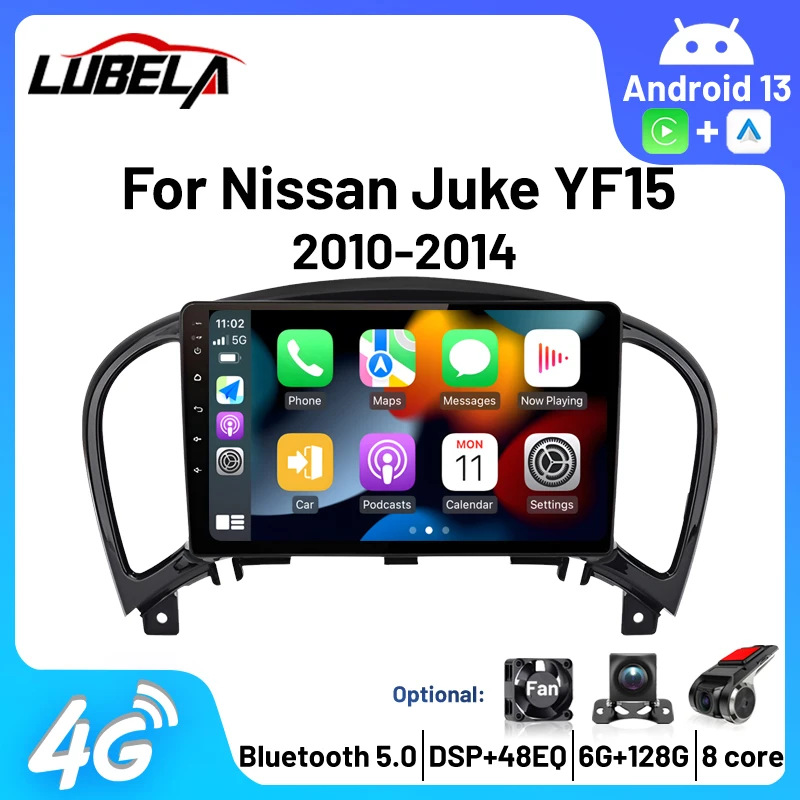 

Автомобильный мультимедийный плеер Carplay Android для Nissan Juke YF15 2010-2014 сабвуфер DVDAutoradio 2 din Android автомобильный