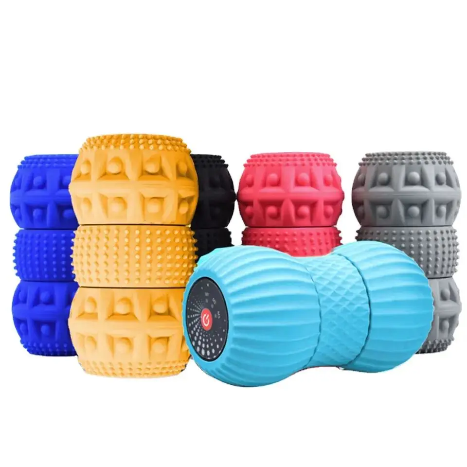 New Vibrating Massage Roller Pain Release Deep Tissue Massage Large Foam Roller for Home Use or Office