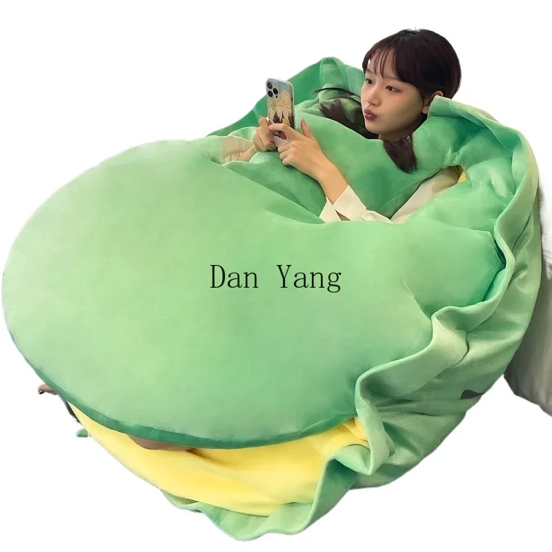 

YJ turtle shell throw pillow wearable doll sleeping sleeping bag doll plush giant lazy person wearing oversized turtle shell