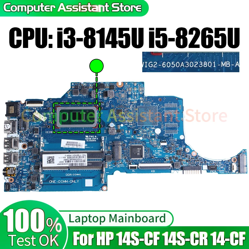 

Материнская плата для ноутбука HP 14S-CF 14S-CR 14-CF 6050A3023801