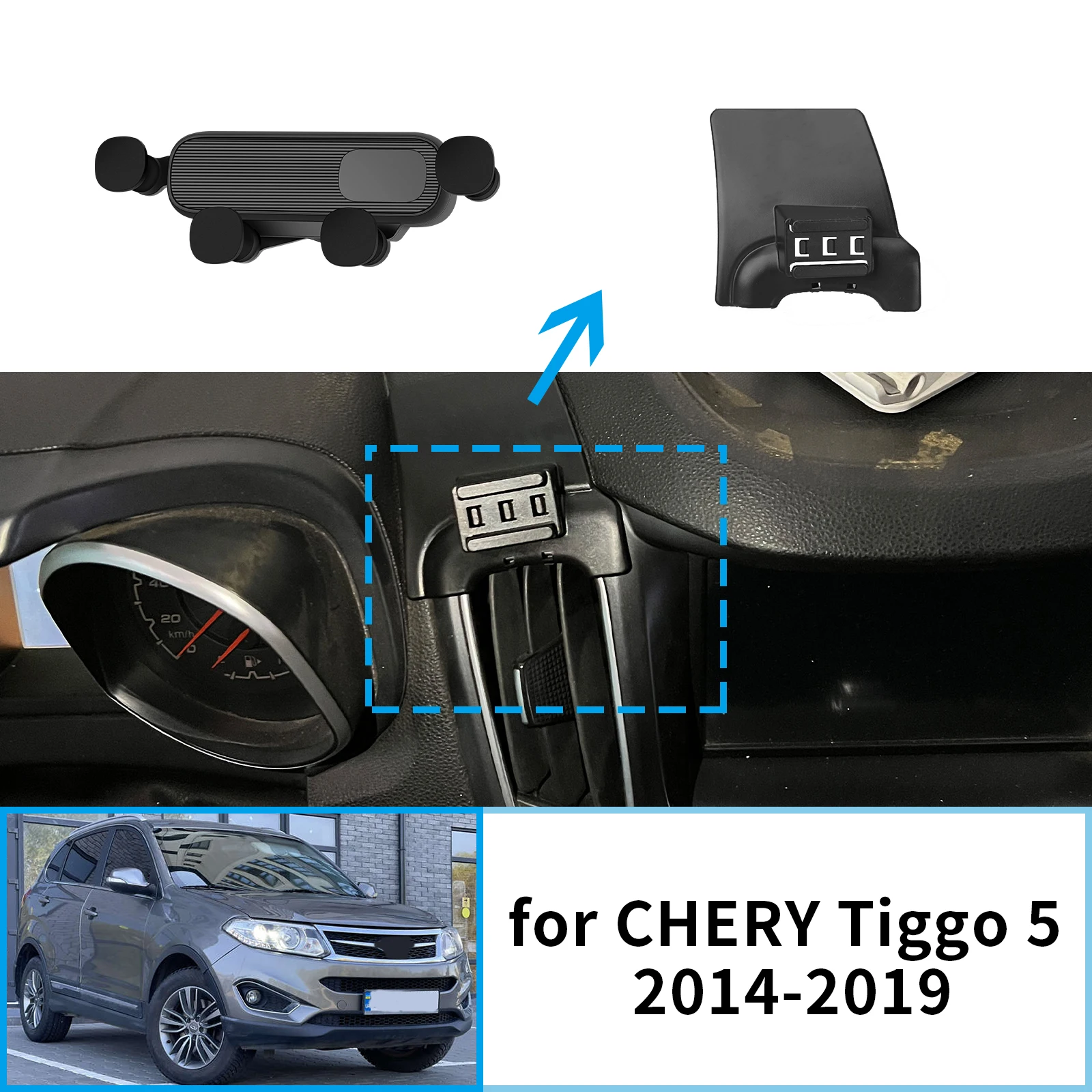 

Автомобильный держатель мобильного телефона для CHERY Grand Tiggo 5 Cowin X5 5 2014-2019, GPS-кронштейн, навигационная подставка, автоаксессуары