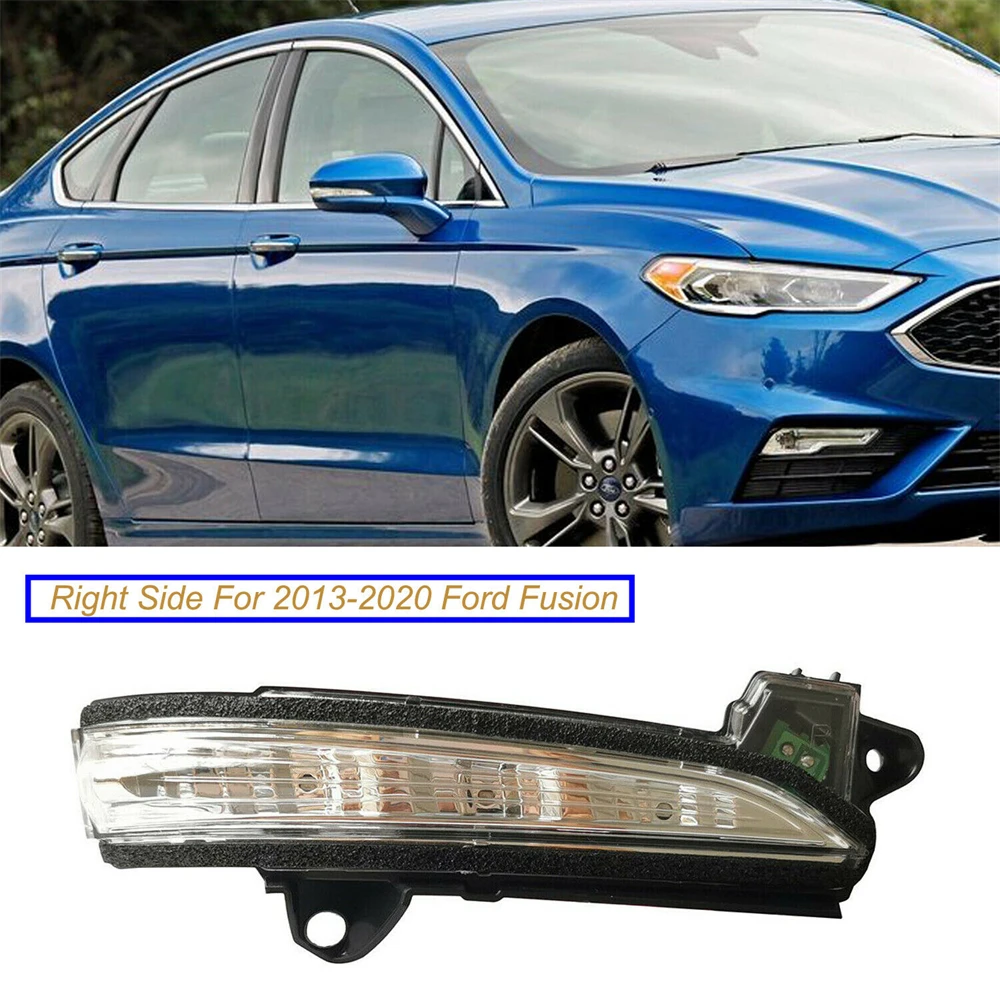 

Auto Right LED Rear View Mirror Turn Signal Light Lamp For Ford Fusion 2013 2014 2015 2016 2017 2018 2019 2020