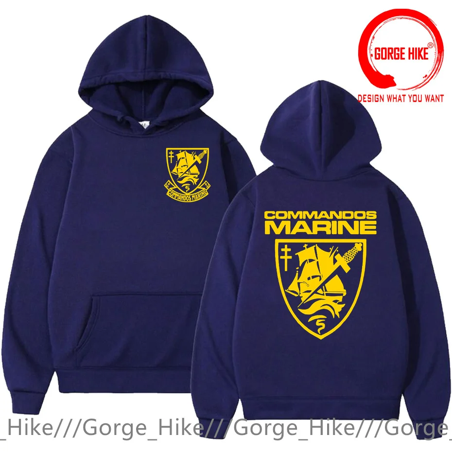 French Navy Special Operation Forces Counter Terrorist Commandos Marine Hoodies Sweatshirts Mens Clothes Hoody Hoodie Sweatshirt