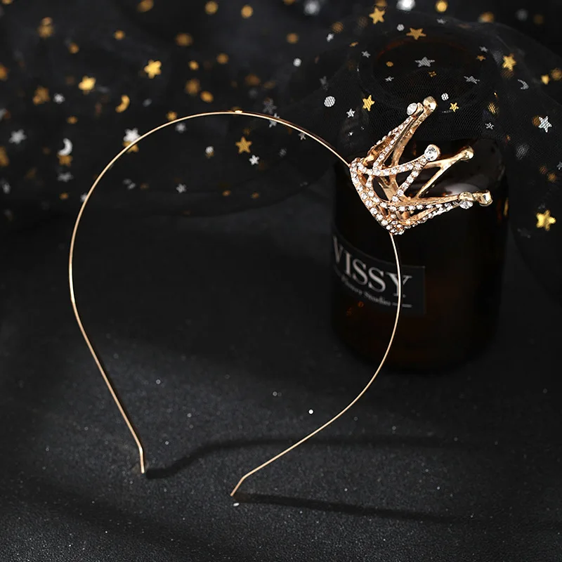 女性のためのミニラインストーンティアラとクラウン,小さなプリンセスのヘッドバンド,ヘアフープ,王冠,結婚式