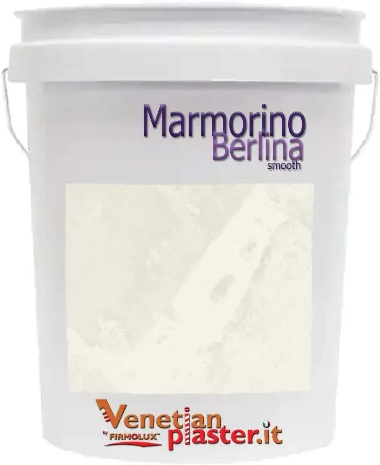 Berlina Authentic Venetian Plaster Smooth Plaster Made in Italy from Lime & Marbles Light Colors (3) Color: BMOC45 Swiss