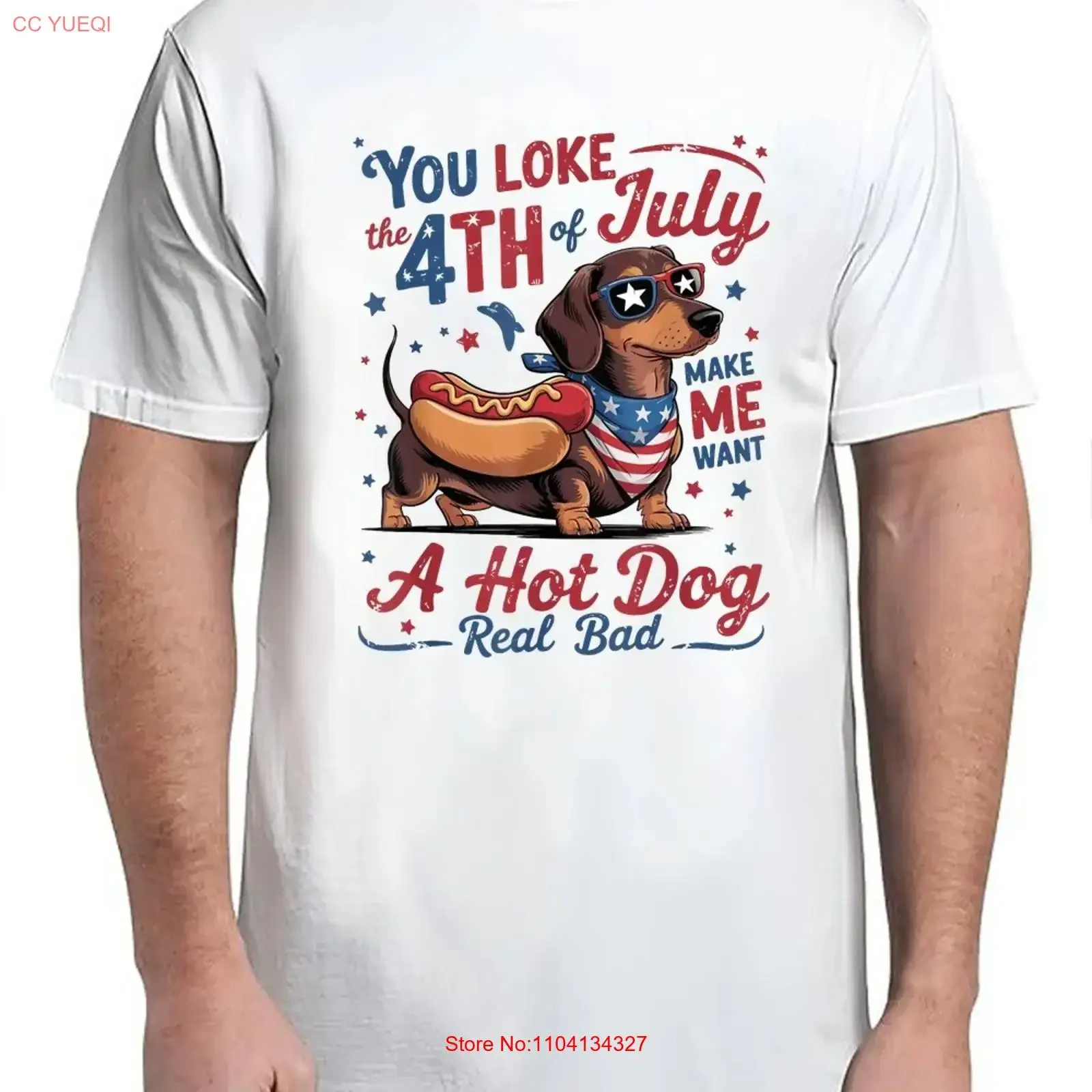 You Look Like The 4th Of July Want A Hot Dog Funny Vintage Adult S 4XL T Shirt vintage Washed graphic Slightly streetwear