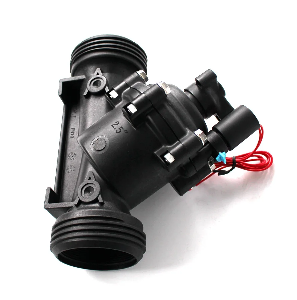 Automatic Irrigation Solenoid Valve, 63mm Pipe, Water Saving Controller for Agricultural and Lawn Systems, Smart Control Valve