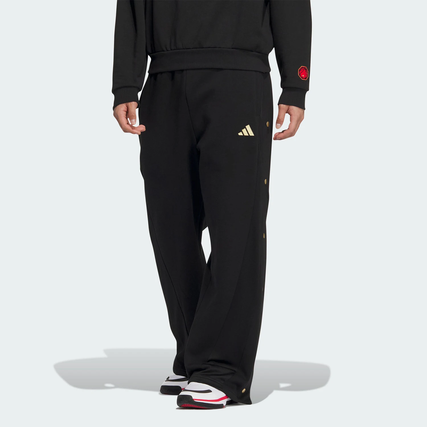 

Adidas genuine BB LNY PANTS Men's Fleece Basketball Sports Pants JM5672