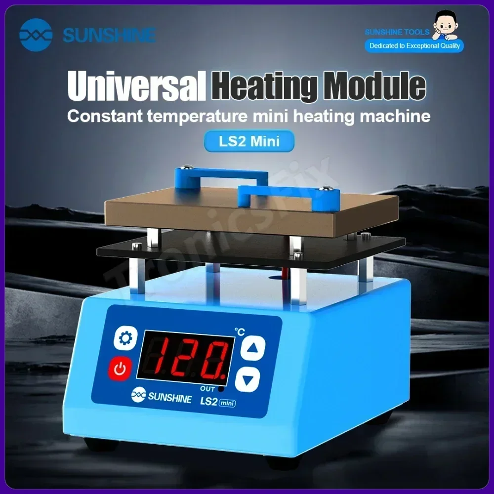 SUNSHINE LS2 MINI Constant Temperature Mini Heating Machine Uniform Heating for Layering Lamination Tinning Glue Removal Tool