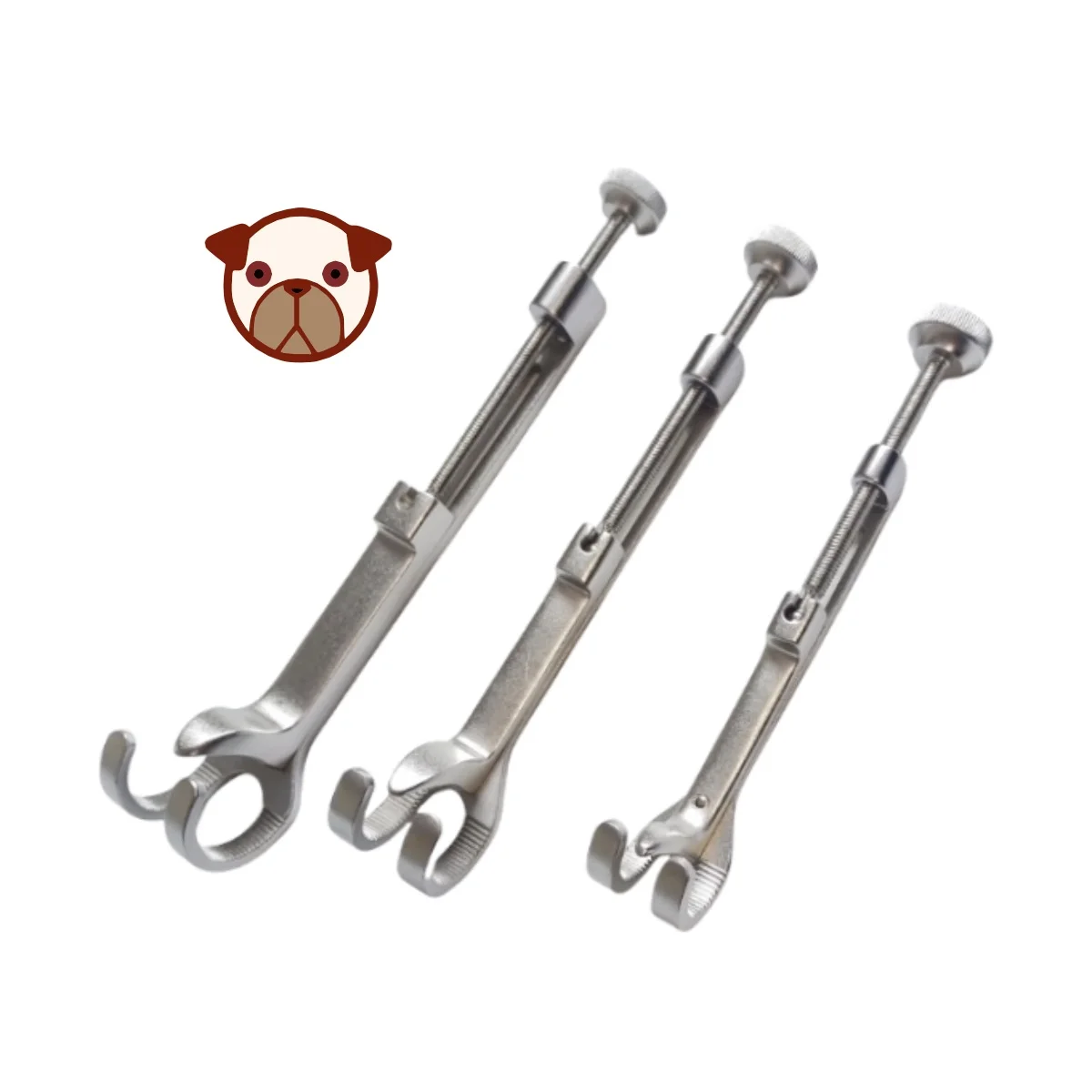 Pets Veterinarian Medical Orthopedic Instrument Three-claw bone gripper Stainless steel repositioning and fixation S/M/L