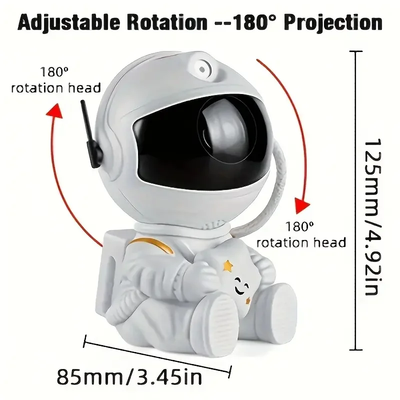 Dreamy Spaceman Nebula Night Light: alimentado por USB, Control remoto ajustable, dormitorios imprescindible para el regalo sorpresa!"