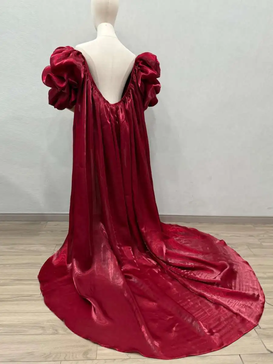 chale-en-satin-rose-vin-avec-manches-bouffantes-pour-robes-de-soiree-accessoire-elegant-a-drapage-nouvelle-arrivee