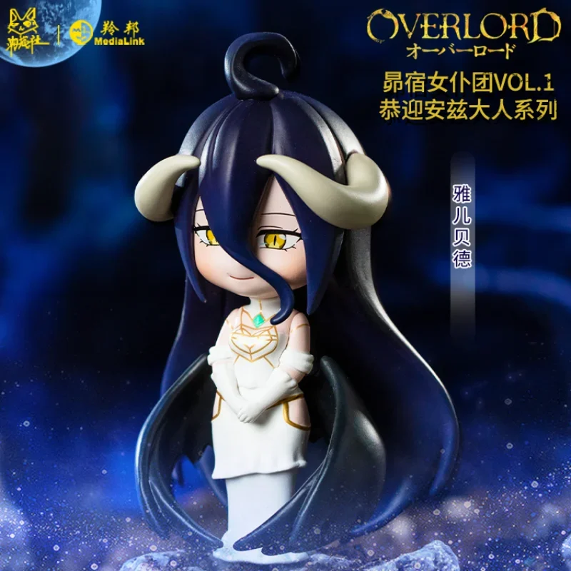 Overlord Pleiades Maidservant Vol1 Series Greet Lord Anze Series Blind Box Original Action Figure Cartoon Model Gift Collection