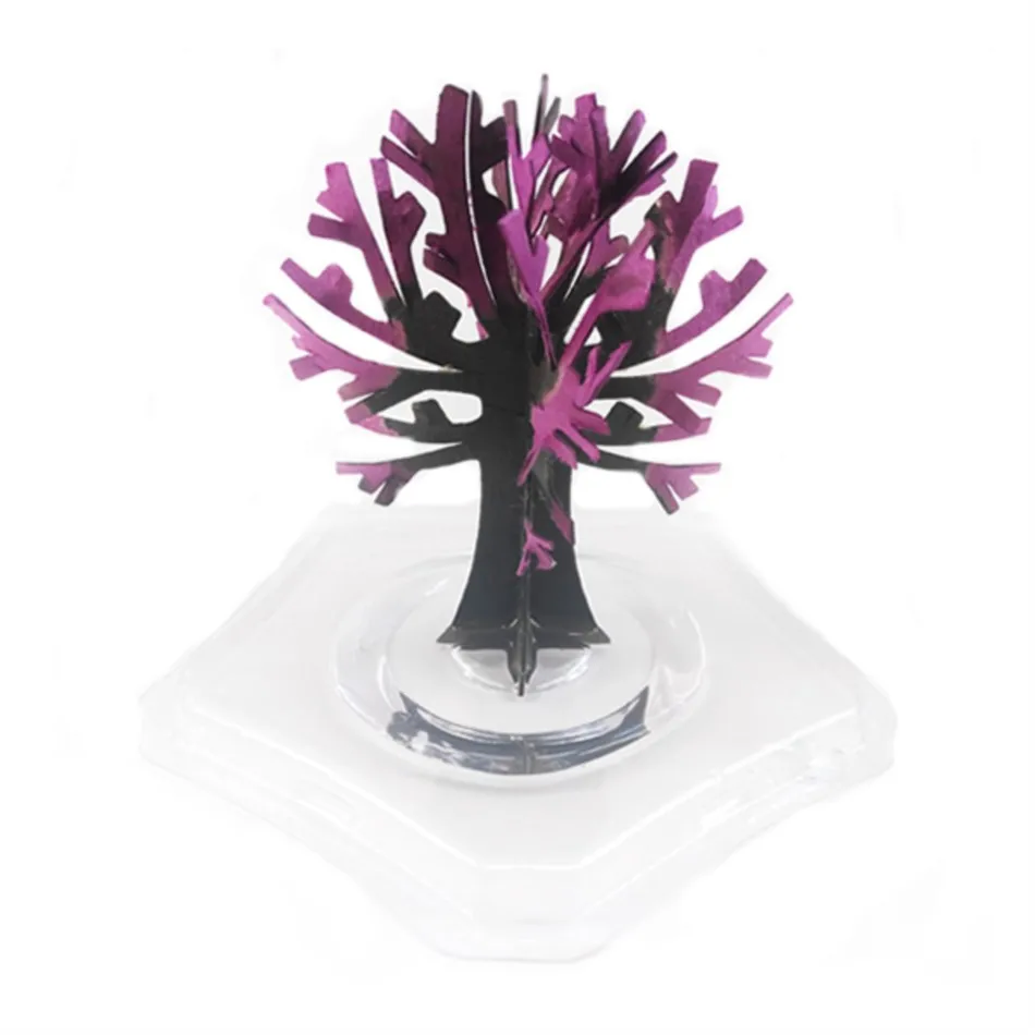 1 PC 90mm Altezza Rosa Carta Crescente Magica Sakura Albero Magico Alberi Di Natale Desktop Fiore di Ciliegio Giocattoli Educativi Giocattolo Per Bambini