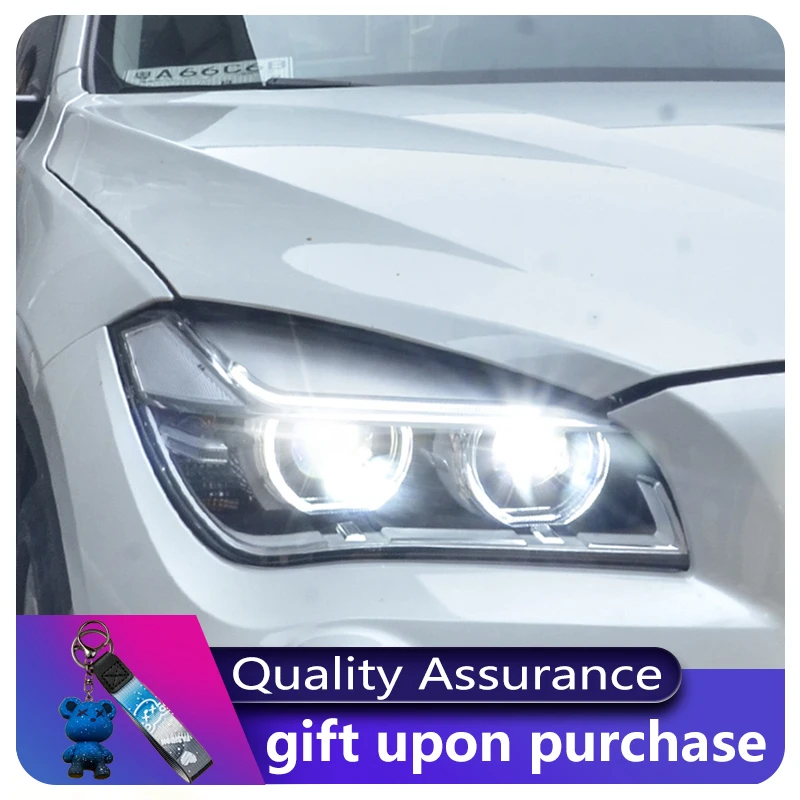 المركبات لسيارات BMW X1 E84 F49 2010-2015 المصابيح الأمامية DRL الضوء الأمامي DRL رئيس مصباح سيارة ترقية LED عدسة المصباح الأمامي السيارات ضوء النهار Asse