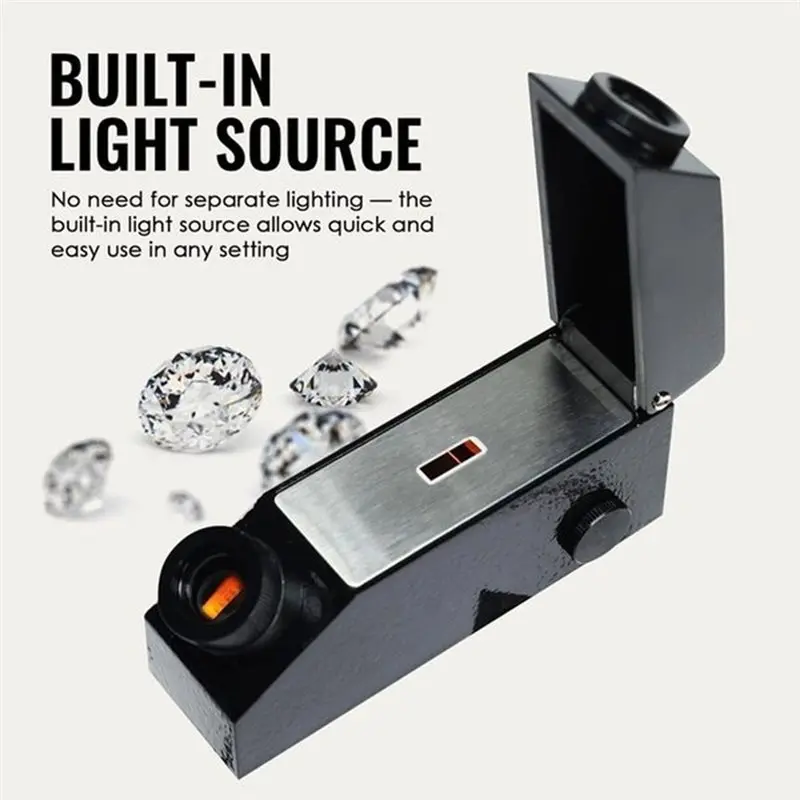ABNL Gemstone Refractometer With LED Light Source, A Gem Tester Suitable For Diamonds, Moissanite, And Various Minerals.