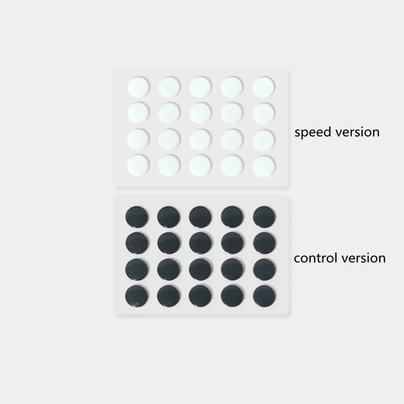 20pcs/pack Sufeng lin PTFE UPE Dot Mouse Skates Wear-Resistant Universal DIY Speed Control Mouse Feet For Glass Cloth Pad