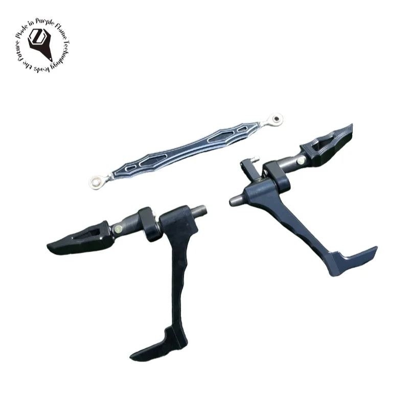 

CNC Motorcycle Adjustable Rearset Foot Pegs Rear Set Footpeg Footrest Pedal Assembly for Vrod Night Rod Muscle