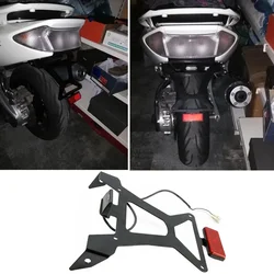 for Yamaha TMAX500 T-MAX500 2007 TMAX 500 License Light Bracket Rear Fender Eliminator Mudguard Tail Light 01 02 03 04 2005 2006