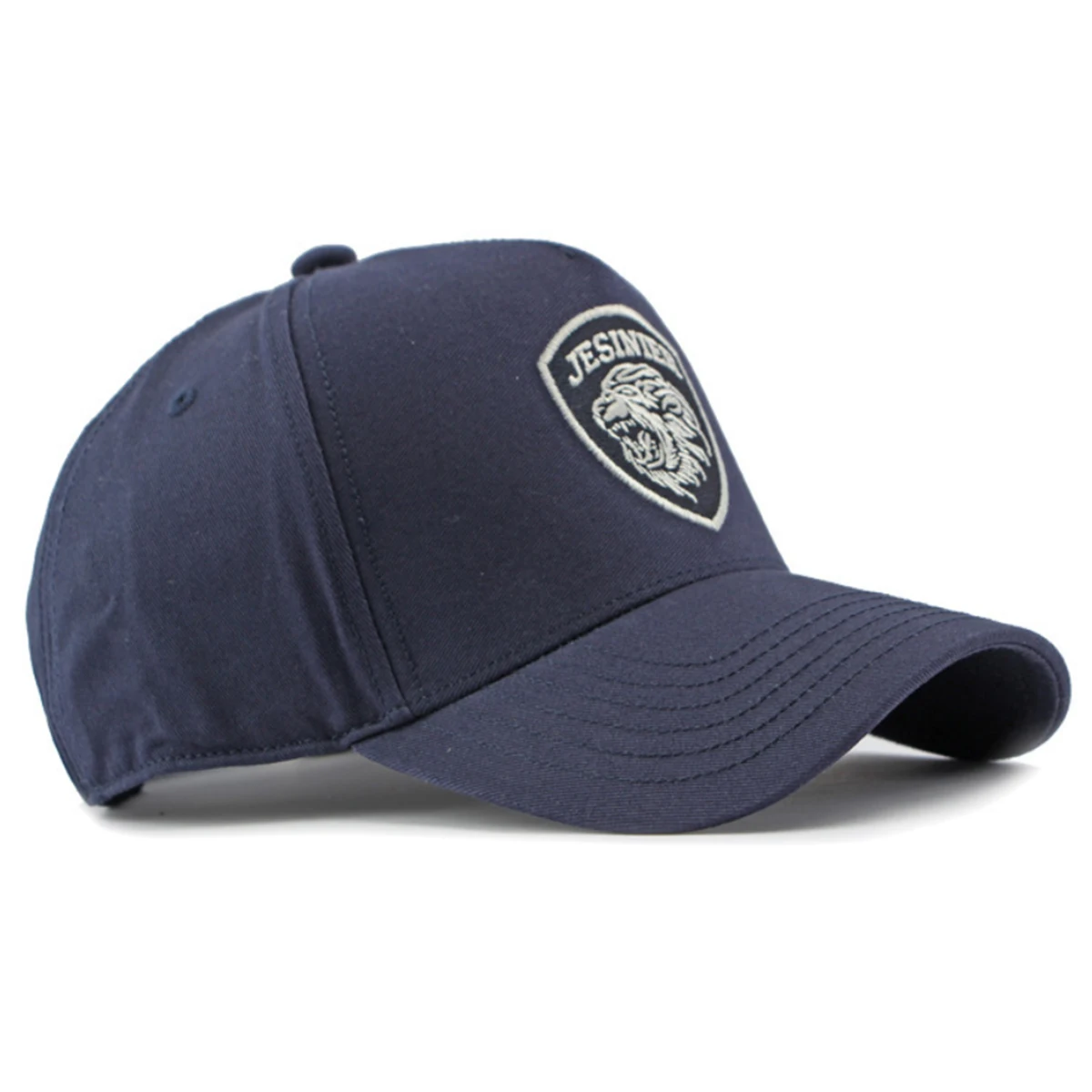 Unisex JESINIER Baseballkappen mit Löwenstickerei, Frühling und Herbst, für den Außenbereich, verstellbare Freizeithüte, Sonnenschutzhut, Sportkappe – Detail 13