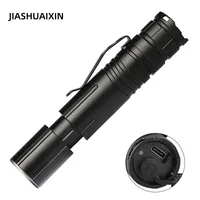 JIASHUAIXIN New XHP50 Zoom Type-C Charging Compact and Lightweight Pen Clip Strong Light M09 Tactical Flashlight