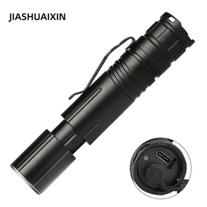 JIASHUAIXIN New XHP50 Zoom Type-C Charging Compact and Lightweight Pen Clip Strong Light M09 Tactical Flashlight