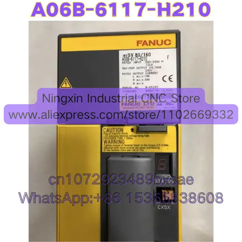 High-quality Goods Used FANUC A06B-6117-H210 A06B 6117 H210 Servo Amplifier Tested OK