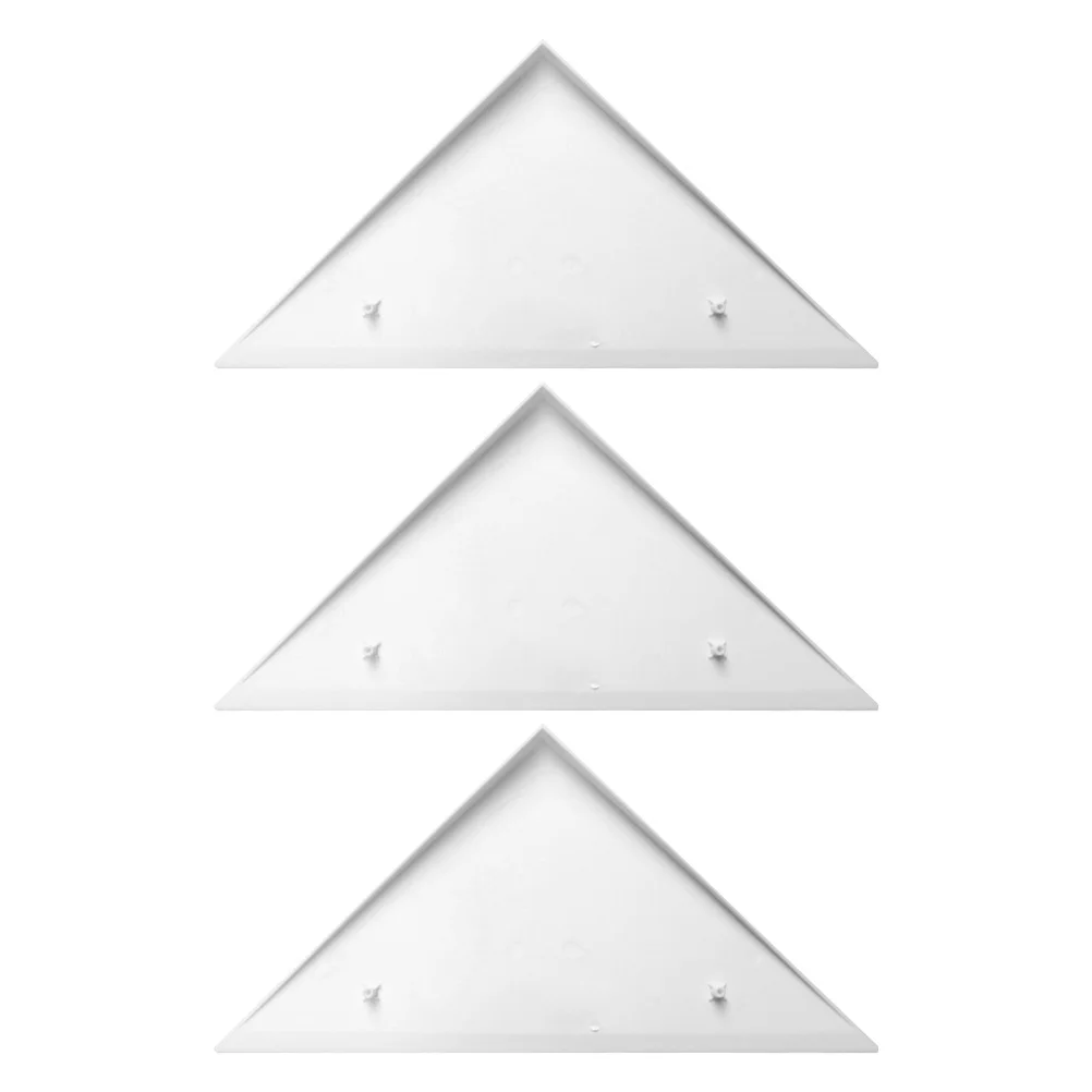 

3 Pcs Football Table Accessories Edges Protector Plastic for Foosball Triangle Billiard