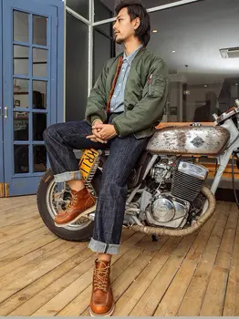 Red Tornado 14盎司赤耳牛仔褲 寬鬆直筒褲 Amekaji DN-0006 10 最佳銷售 直筒牛仔褲 - №10