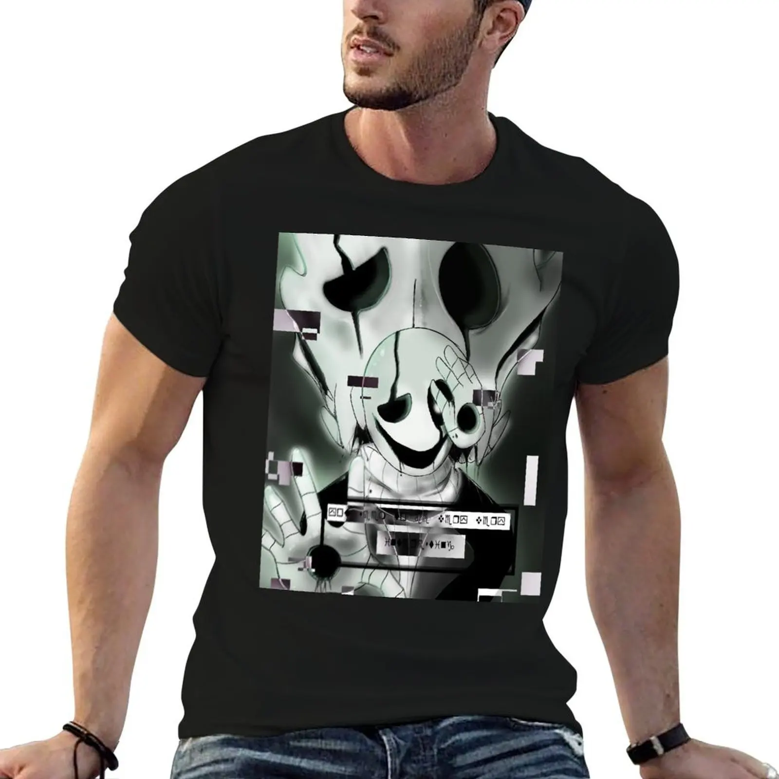 

Gaster T-Shirt men t shirt cotton 100% printed t shirts for man cotton t shirts man 100% T-Shirt