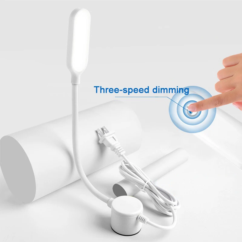 LED-Nähmaschinenbeleuchtungslampe, Touch-Dimmung, industriell, 10/30 LED-Licht, 360° ° Flexibel verstellbar für adsorbierte Basis-Arbeitslampen – Detail 7