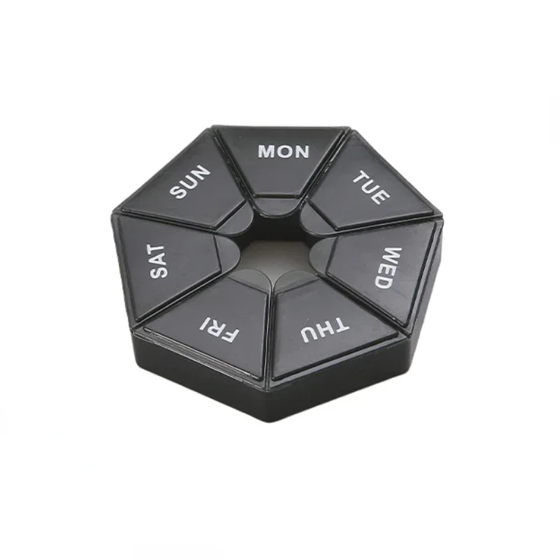 Nuova scatola per pillole da 7 giorni, porta tablet settimanale, mini piccola scatola per pillole da viaggio portatile, portapillole, contenitore per organizer
