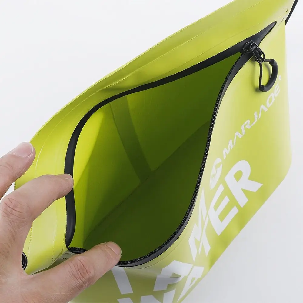 Bolsa de almacenamiento impermeable creativa, bolsa de natación portátil de PVC de gran capacidad con cremallera, bolsa seca impermeable flotante