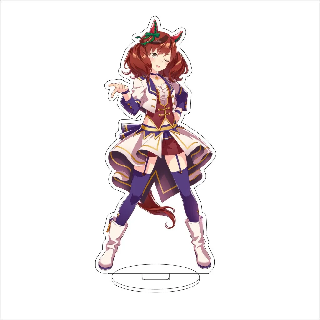 16CM Anime Game Pretty Derby Gold Ship Vodka Daiwa Scarlet Nice Nature Mr. C.B Cos Acrylic Figure Stand Ornaments Gifts - view 2