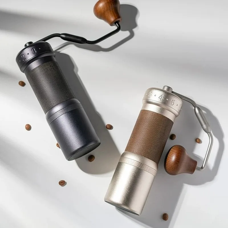 Manual Coffee Grinder Portable Hand Crank Bean Mill For Espresso Pour Over Coffee Home Outdoor Brewing Tool
