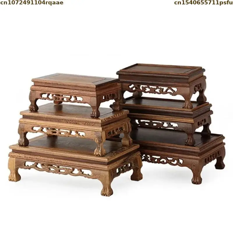 Mesa de classificação de madeira maciça natural conjuntos de chá pedestal planta andaime em pé base flor bonsai planta prateleira vaso vaso de flores titular