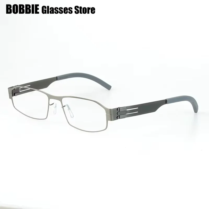 Germany Classic Business Titanium Glasses Frame Men Eyeglasses Square Eyewear Fashion Lawyer Elite