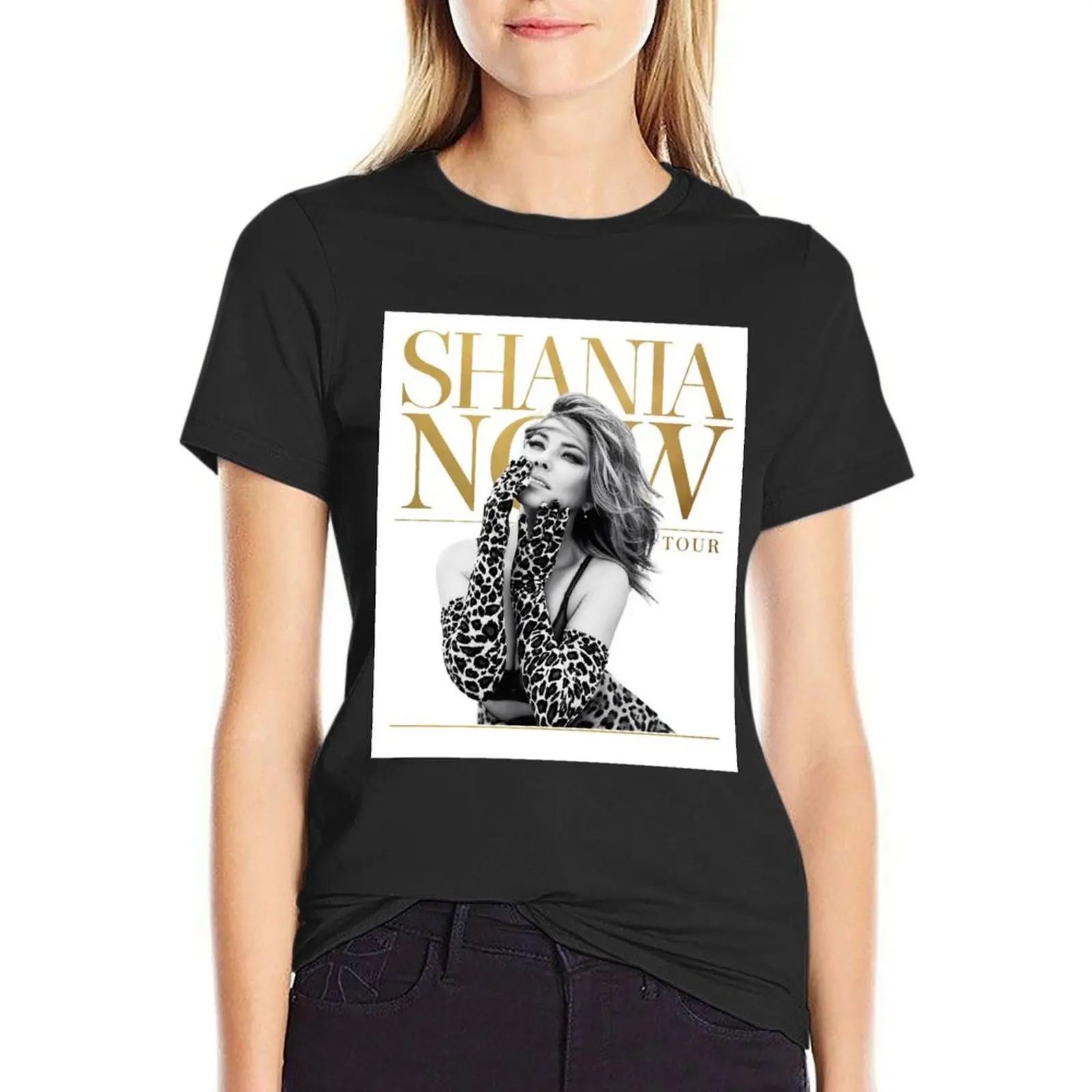 

now and forefer with shania T-Shirt funny Aesthetic clothing plus sizes summer clothes workout t shirts for Women