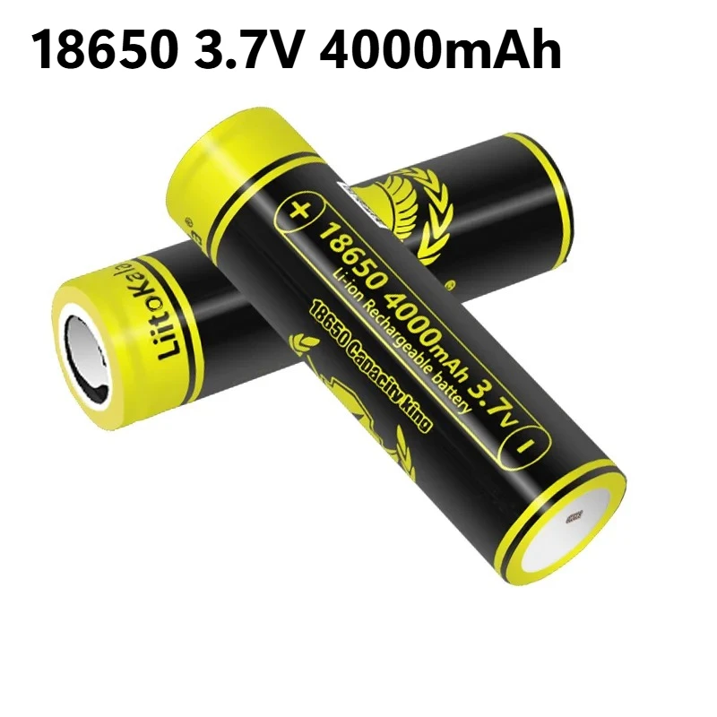 Lii-King4000 18650 3.7V 4000mAh Rechargeable Li-ion Battery High Capacity Original for Flashlights Power Banks Electronic Device