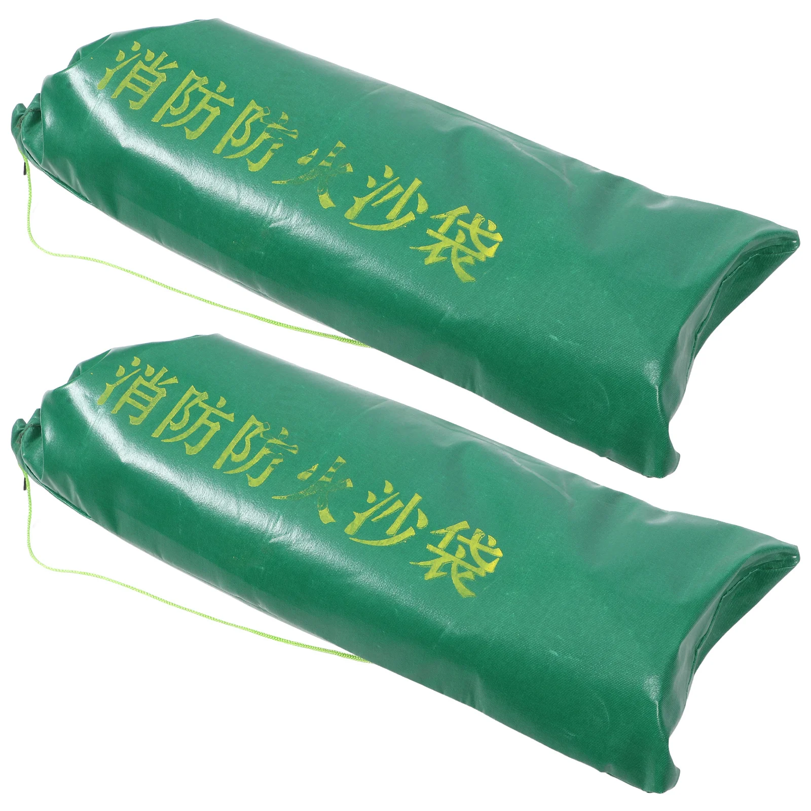 2 قطعة أكياس رمل مقاومة للحريق للوقاية من الفيضانات قابلة للتوسيع وقابلة لإعادة الاستخدام أكياس حماية من الفيضانات شديدة التحمل أكياس رمل خارجية للطوارئ