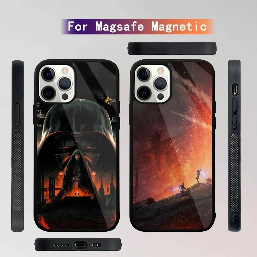 

S-Stars TV W-Wars Phone Case For iPhone 16,15,14,13,12,11,Plus,Pro,Max Mini Magsafe Magnetic Wireless Charging