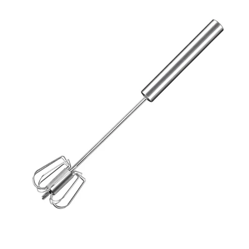 1stainless steel semi-automatic egg beater hand push style cream blender household kitchen hand-held baking stirring rod
