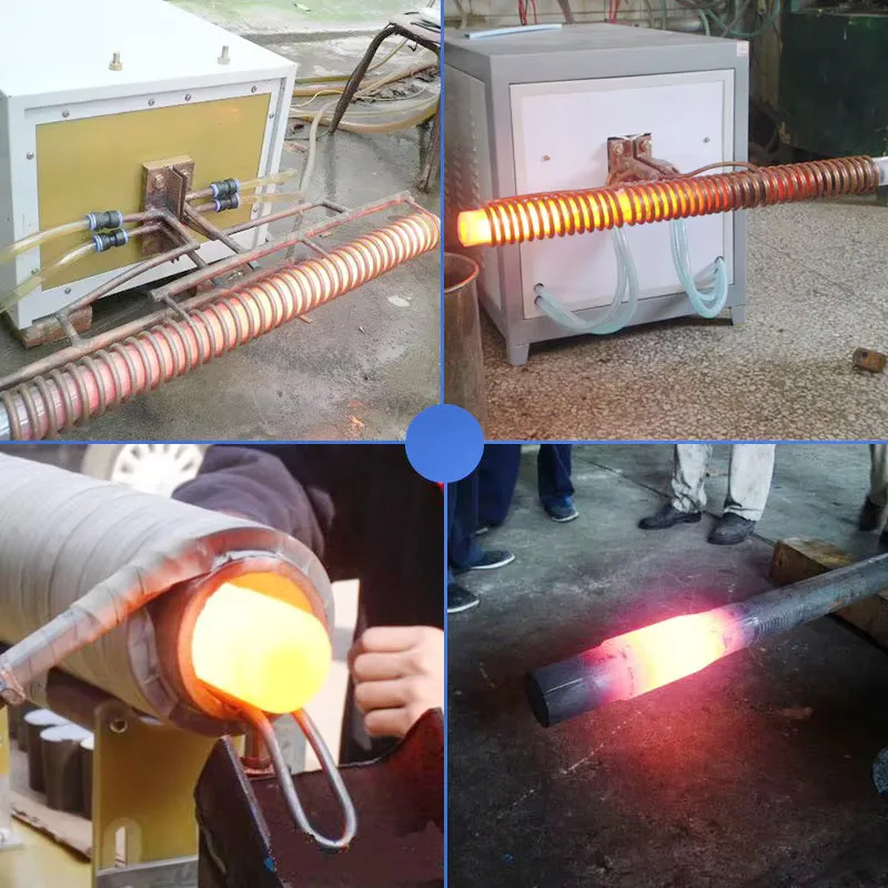 45Kw Medium Frequency Melting Furnace Heating Equipment Quenching Forging Induction Hine