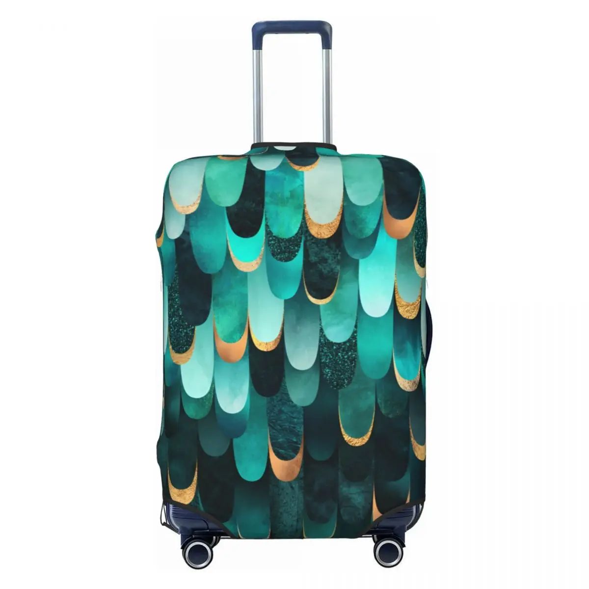 

Abstract Geometric Feathered Pattern Travel Luggage Cover Washable Suitcase Cover Protector Fit 18-32 Inch