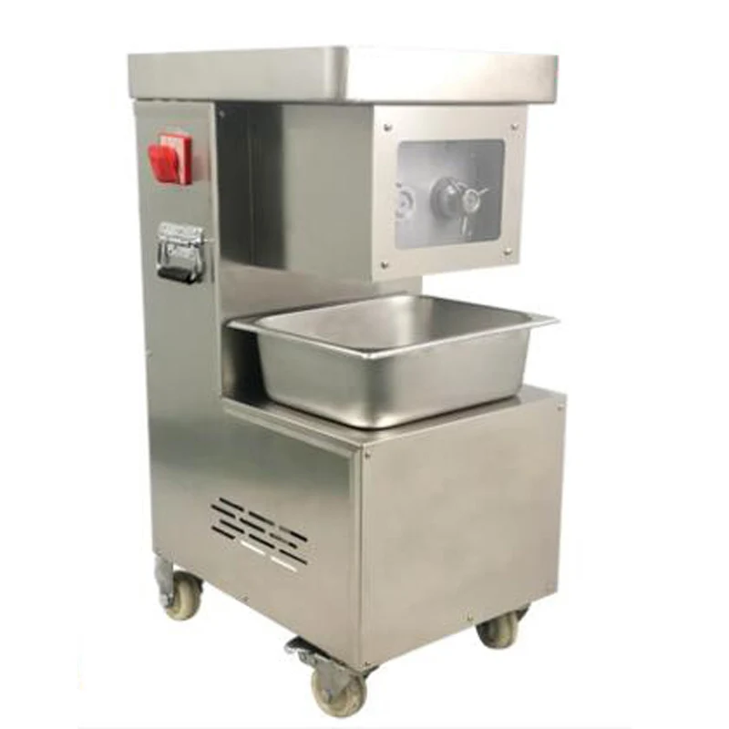 Automatic Fresh Meat Slicer High Power For Kitchen And Canteen Meat Cutting Machine