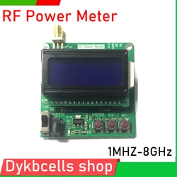 Misuratore di potenza RF 1MHZ-8000MHz display digitale valore di attenuazione RF a attenuazione dB AMP per amplificatore wireless HAM