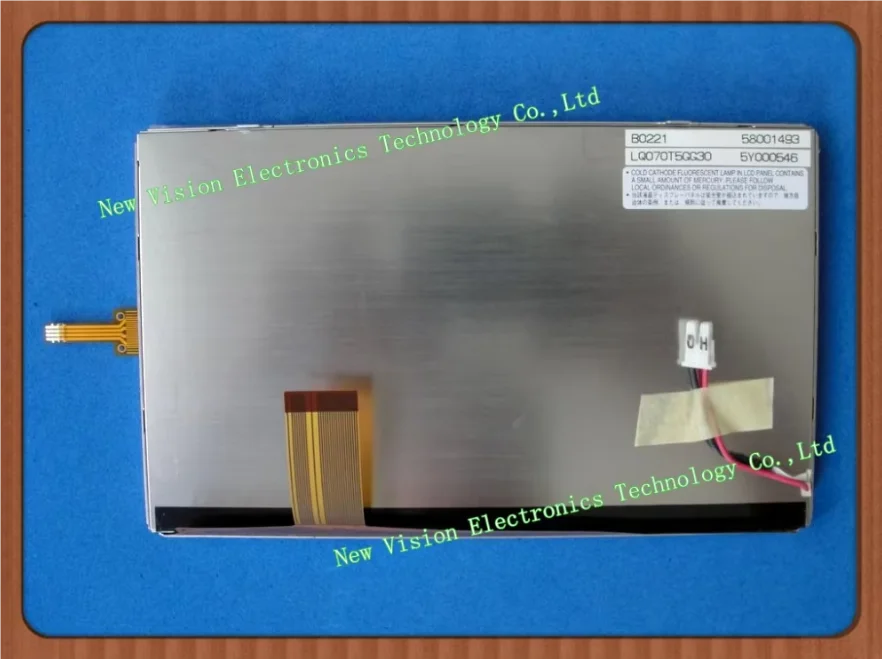 

LQ070T5GG30 New Original 7 inch CCFL Car GPS Navigation LCD Panel Display with Touch Screen Digitizer