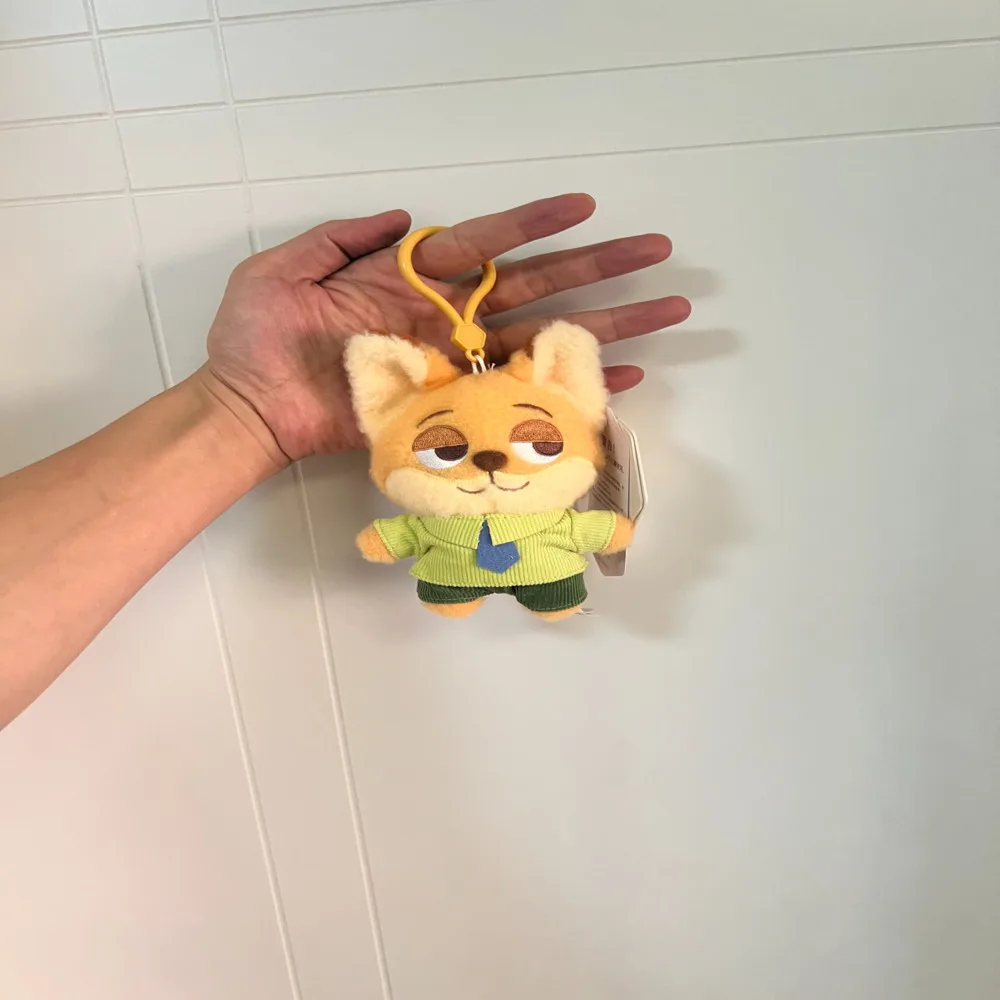Zootopia Cute Plush Keychain Multiple Styles Judy Hopps Nick Wilde Clawhauser Soft Stuffed Doll Bag Pendant Key Ring Gift
