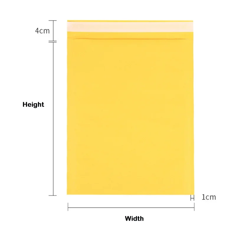 クラフト紙の泡の封筒,パッド入りのメール,配送の封筒,フォーム,配送袋,パッケージ,宅配の保管袋,100個