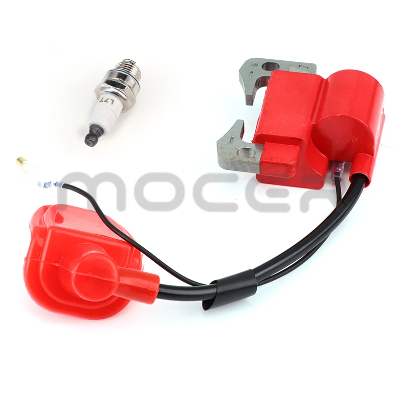 Ignition coil with L7T spark plug Fit for 2-Stroke Engine 43cc 47cc 49cc Mini Quad Pocket Dirt Bike ATV parts